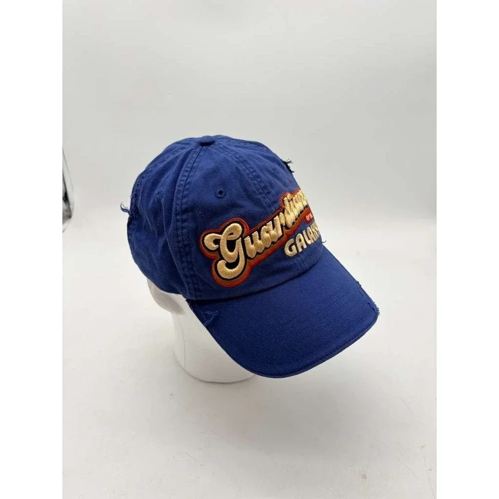 Guardians of the Galaxy Hat Cap Blue Strap Back Disney Parks Adjustable Casual